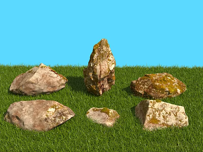Modern Stone 3d model
