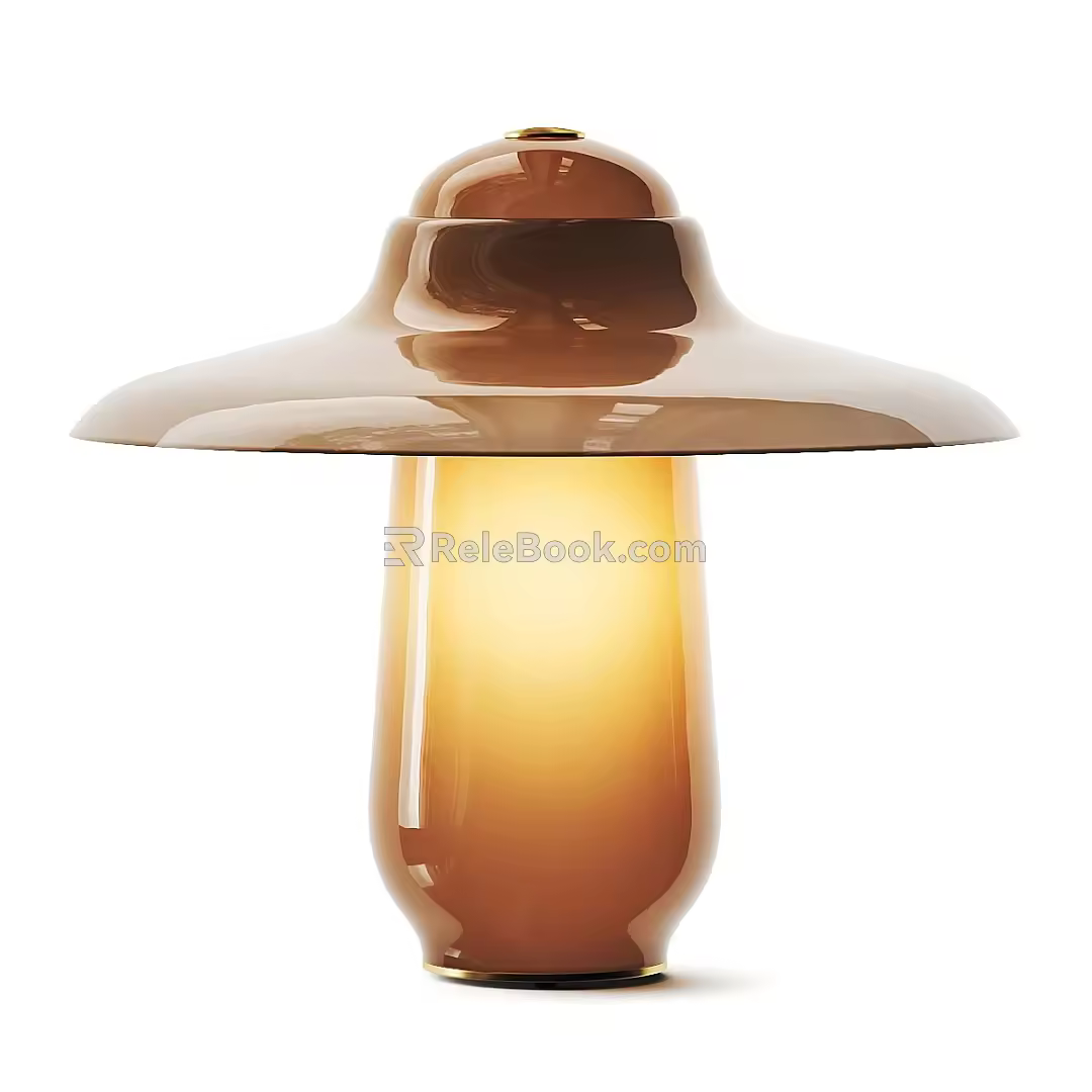 Modern Revised Ovington Table Lamp Desk Lamp Glass Table Lamp Decorative Table Lamp 3d model