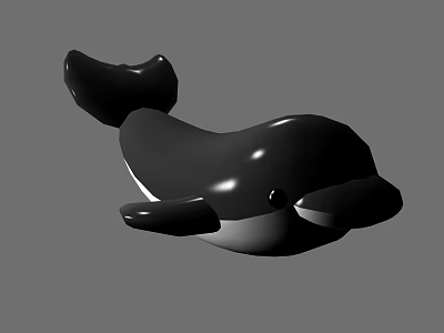 Modern Toy Dolphin 3d model Modern Toy Dolphin 3d model