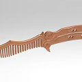 Copper Vintage Decorative Ornament Set With Comb Design For Home