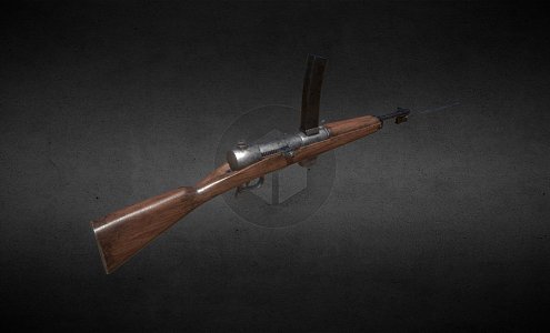 machine gun sniper rifle weapon rifle pistol gun 3d model