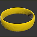 Yellow Glossy Polka Dot Bracelet Smooth Circular Design Daily Use Accessory