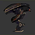 Mech Warrior Mech Soldier Machine Battlearm Mechanical Battlearm Machine Fighter Robot 3d model