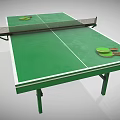 Sports Equipment Prestige Ping Pong Table With Green Tabletop Net Paddles Balls And Wheels