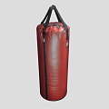 Red Punching Bag Sports Equipment For Boxing Training Home Gym Workout