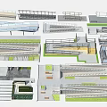 Various Fence Designs With Metal Railings And Landscaping Elements For Outdoor Spaces