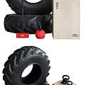 Modern tire ornaments combination 3d model