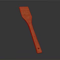 Yellow Kitchen Spatula With Long Handle For Household Cooking Use