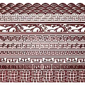 New Chinese Style Flower Lattice Window Carved Hollow Carved Window Corner Carved Gypsum Line Carved Window Pattern Carved 3d model