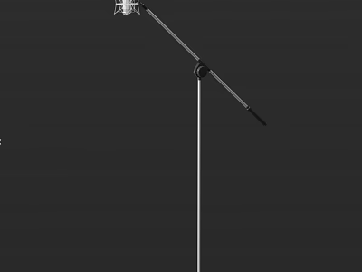 Headphone Speaker System With Stable Microphone Stand For Professional Audio Recording Setup 3d model