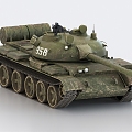 T62 Tank Soviet Tank World War II Tank Medium Tank 3d model