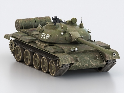 T62 Tank Soviet Tank World War II Tank Medium Tank 3d model