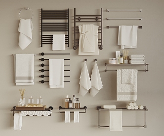 Towel rack 3d model