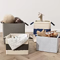 Stylish Woven and Fabric Storage Baskets for Home Organizing in Living Room Bedroom