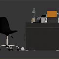 Cluttered Office Desk With Stacked Documents Laptop Lamp Coffee Cup Printer And Scattered Papers