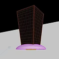 Modern Black Square Ceiling Light With White Circular Shade And Bright Bulb
