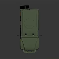 Military Green Off Road Vehicle With Sturdy Design And Roof Lights For Tactical Use