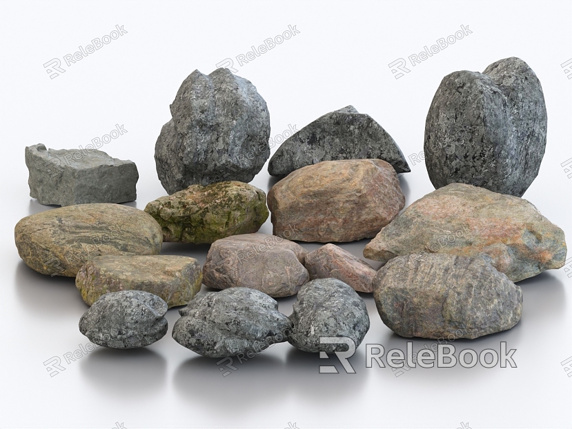 Stone stone rockery landscape stone marble hemp stone model