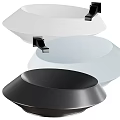 Modern Stylish Washbasins In White And Black With Different Round Designs