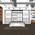 Modern Home Textile Store 3d model