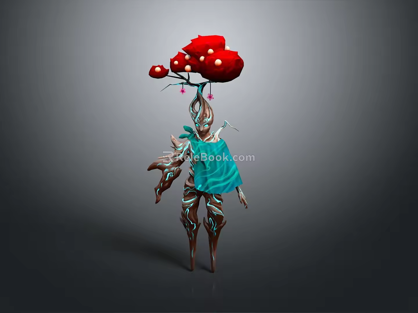 Elf Tree Demon Tree Monster Tree Man Tree Elf Monster Alien Monster 3d model