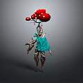 Elf Tree Demon Tree Monster Tree Man Tree Elf Monster Alien Monster 3d model