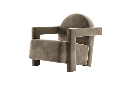 Modern Single Sofa Leisure Chair 3d model