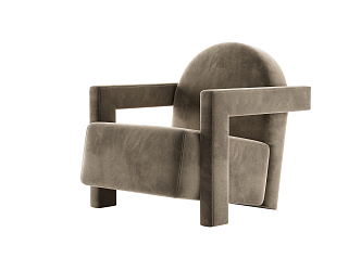 Modern Single Sofa Leisure Chair 3d model