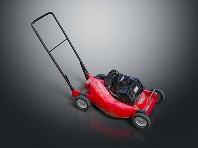 modern lawn mower lawn mower 3d model