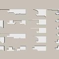 Ceiling Profile Side 3d model