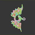 Intricate Silver Dragon Design Fashion Accessory For Clothing Decoration Ornament