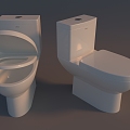 Toilet toilet toilet squatting 3d model