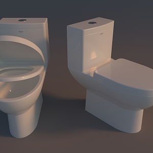 Toilet toilet squatting 3d model