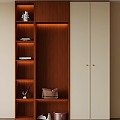 Middle style wardrobe 3d model