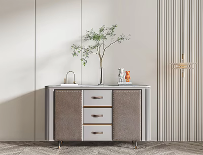 Modern Entrance Cabinet 3d model Modern Entrance Cabinet 3d model