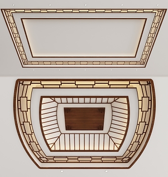 New Chinese Ceiling 3d model