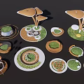 Modern Tree Pool Tree Pool Seat Flower Pool Seat Landscape Tree Pool 3d model