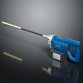 BOSCH Blue Professional Rotary Hammer With Long Shaft Power Tool 3d model