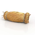 Golden Twisted Twine Roll for Daily Household Supplies with Secure Binding Ends