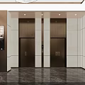 Elegant Hotel Lobby Interior With Mountain Painting Sofas Coffee Tables Rug And Chandelier