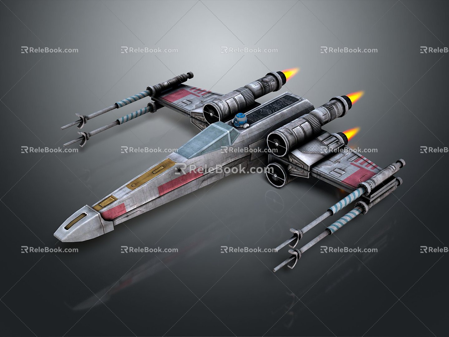 Modern fighter sci-fi fighter sci-fi fighter space fighter 3d model