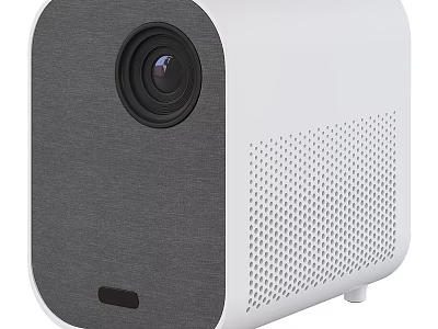Smart Projection Monitoring Device With Compact Body And Cooling Vents 3d model