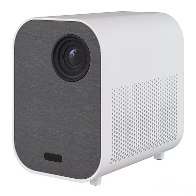 Smart Projection Monitoring Device With Compact Body And Cooling Vents 3d model