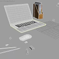 Wireless Mouse Modern Mouse 3d model