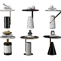 Modern round several sides round several corners several ornaments 3d model