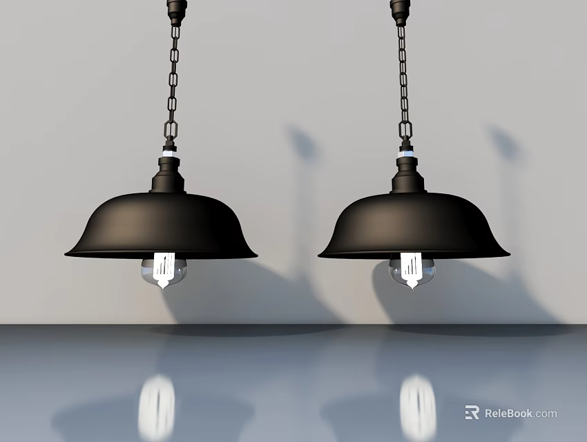 Modern Black Swing Door Design With Reflective Surface For Home Interior 3d model