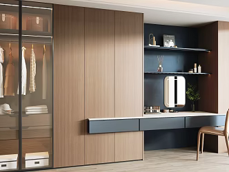 Italian Modern Dresser Wardrobe 3d model