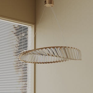 Modern chandelier 3d model