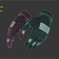 Gloves Handguard Realistic Game Items 3d model
