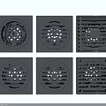 Bathroom Accessories Stainless Steel Floor Drains With Various Patterns And Efficient Drainage Design